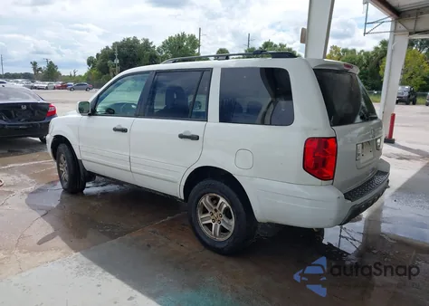 2004 Honda Pilot Ex-L from USA, damaged, VIN 2HKYF18544H543013
